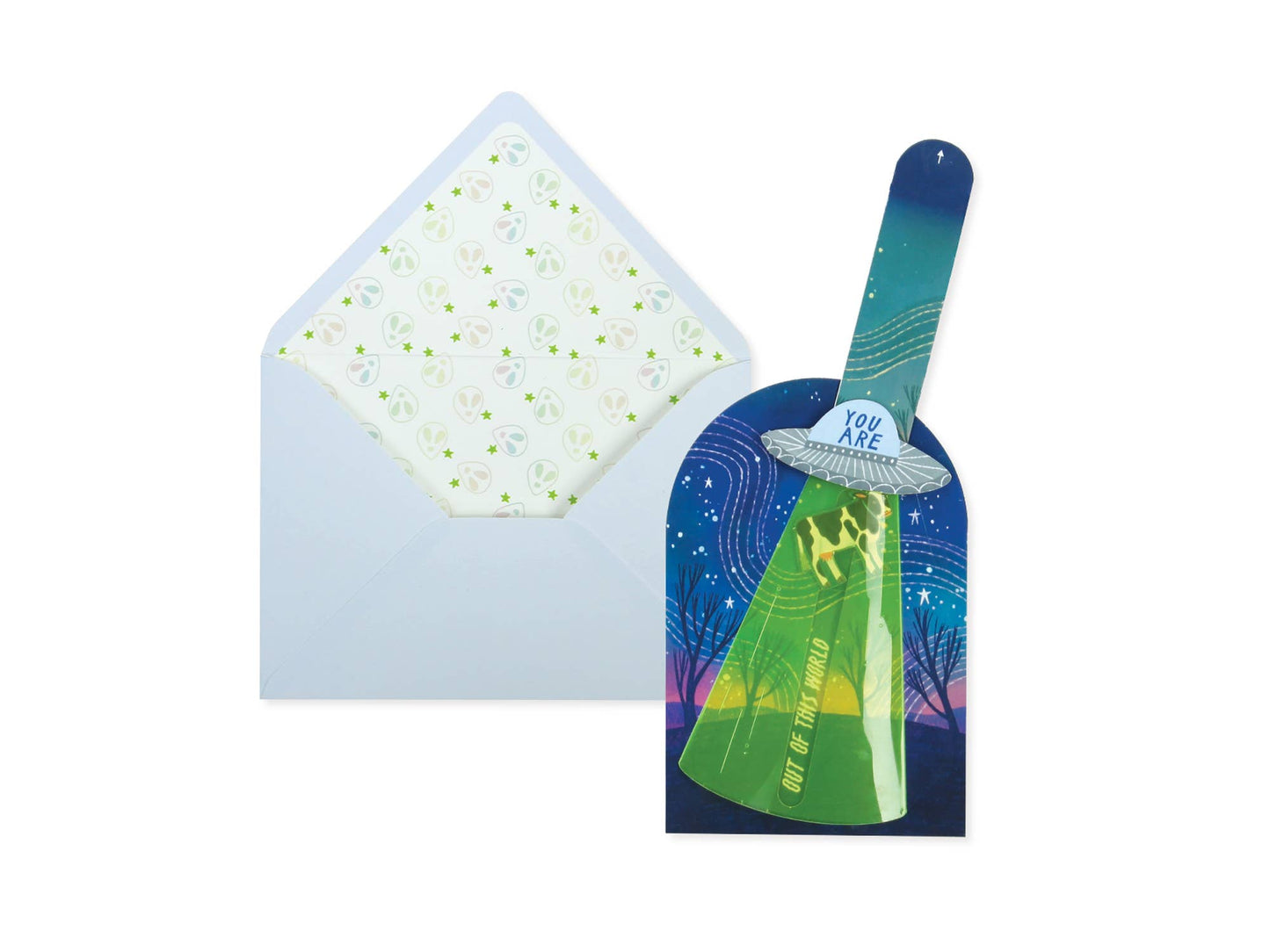 Interactive UFO Pettie Card- For Anyone