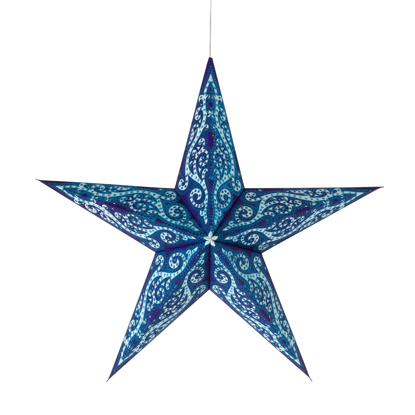 Gaudí 5 Pointer 24" Purple / Sky Blue - Paper Star Light