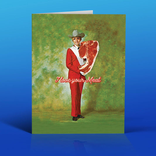 LOVE MEAT love card
