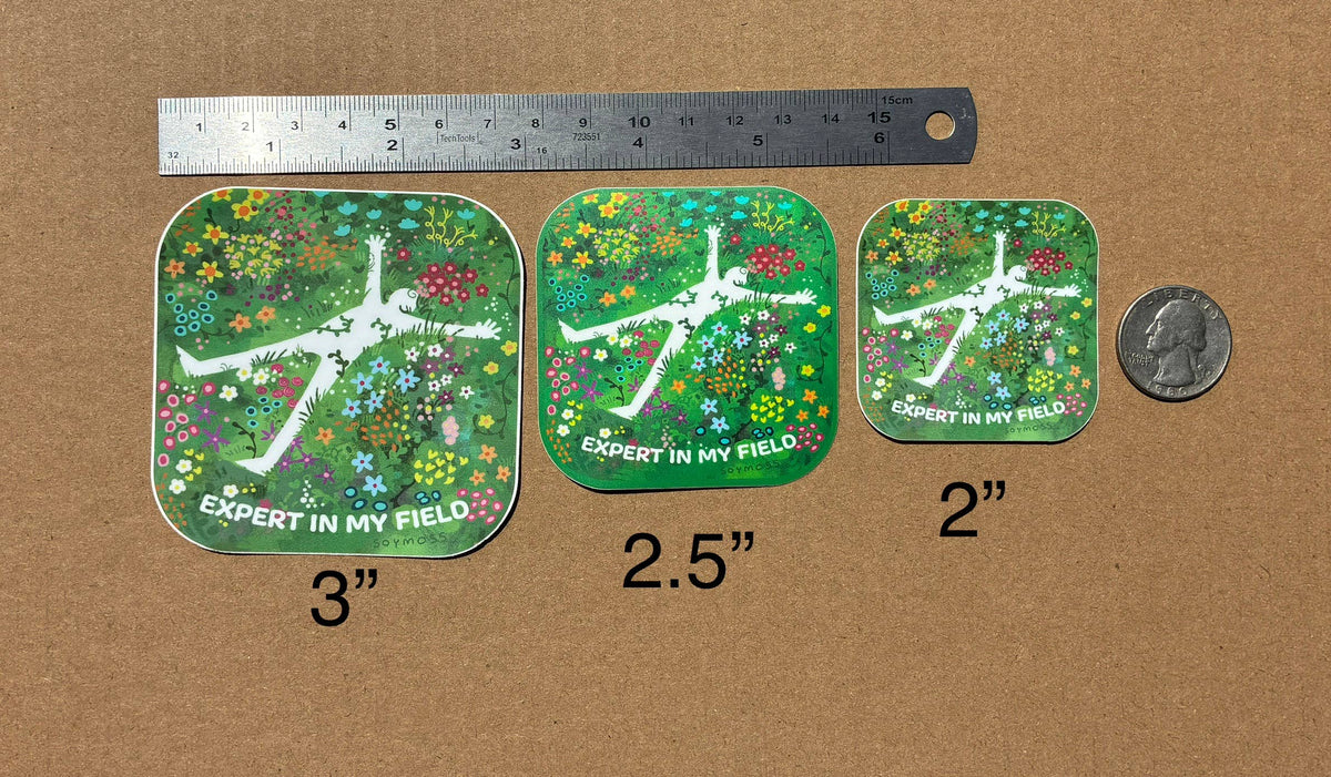 Expert in my Field Stickers