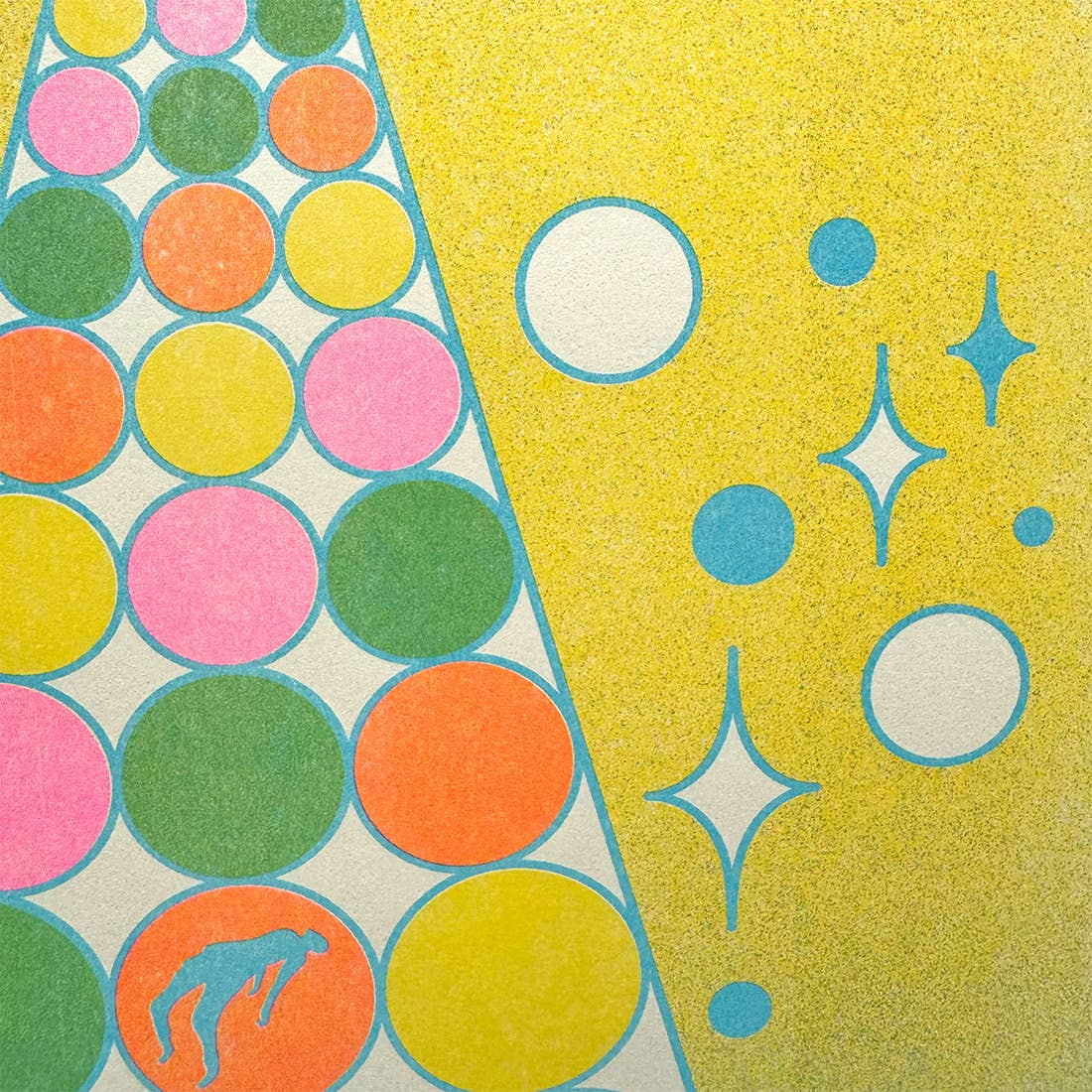 Encounter Risograph Print | 11x17 Riso Print