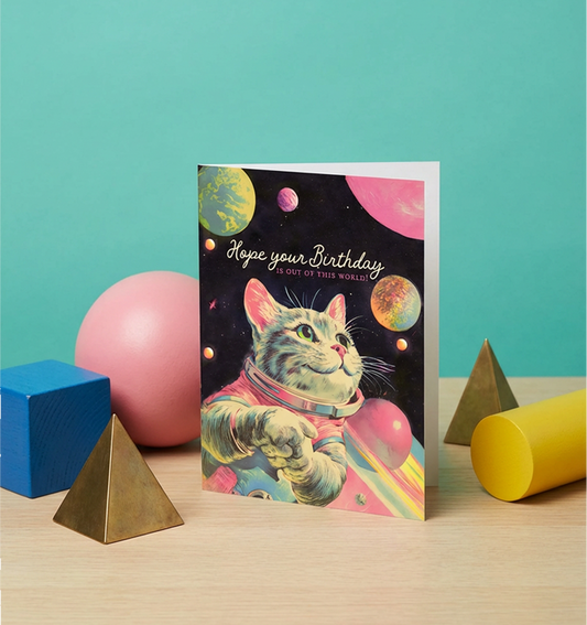 OUT OF THIS WORLD! spacecat birthday