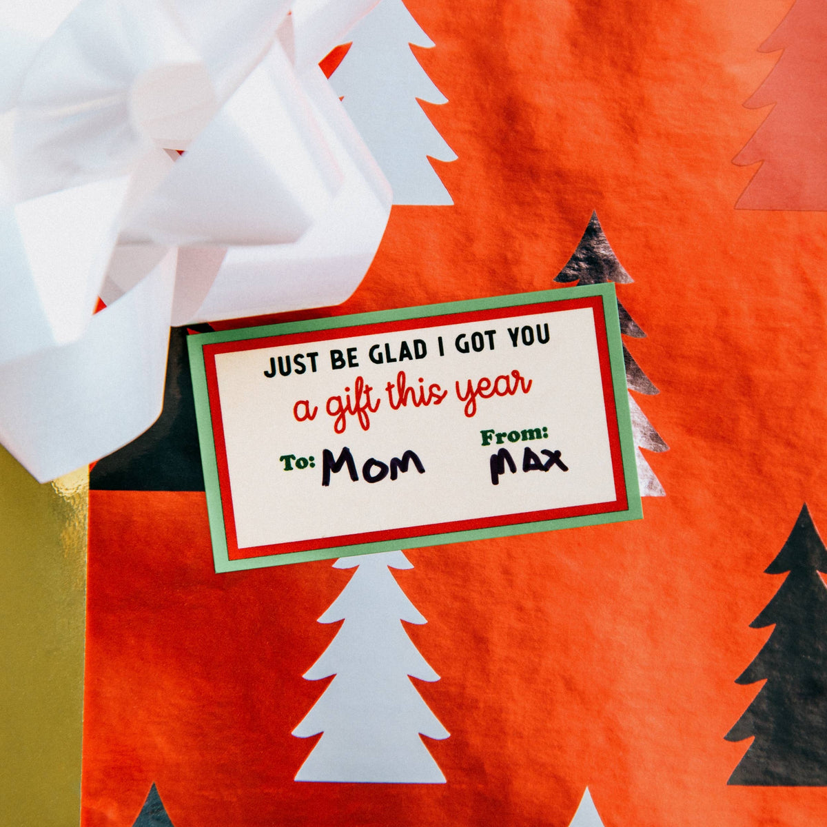 TBH Holiday Gift Tags V2 | Funny Christmas Gift Tags