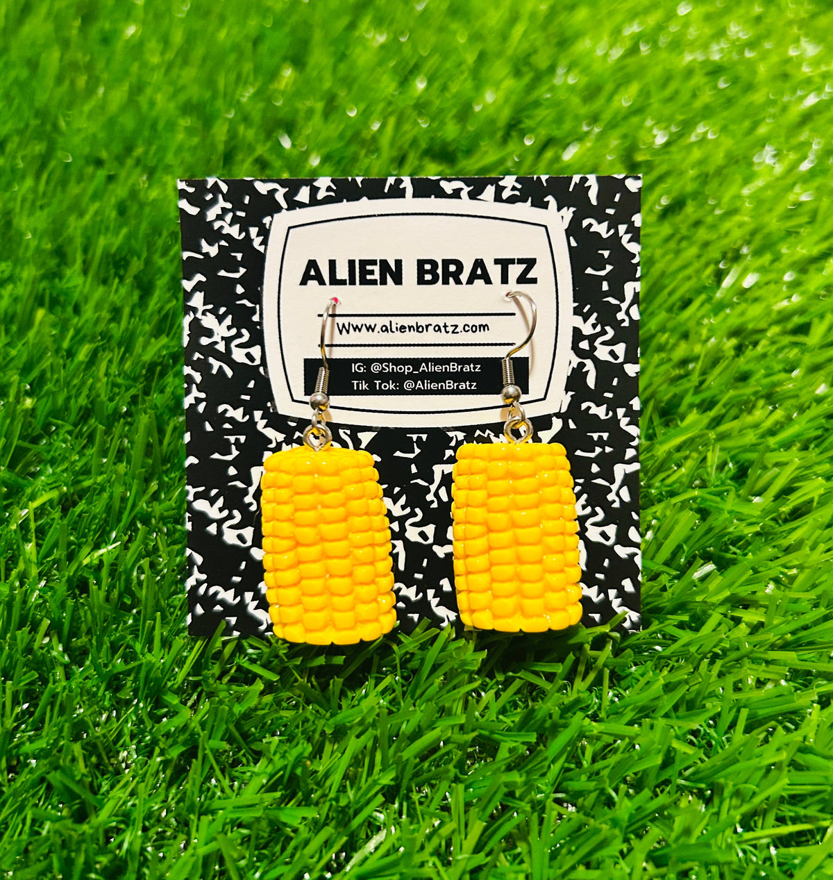 Corn on the Cob Earrings Food Earrings Funky Earrings