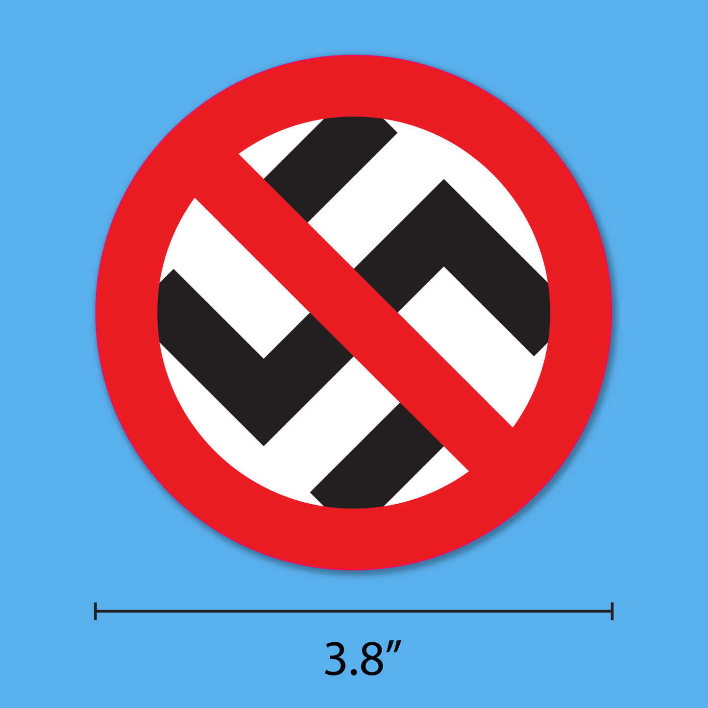 No Nazis Sticker