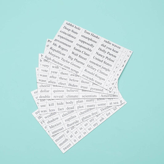 Build Your Own Conspiracy Theory Kit