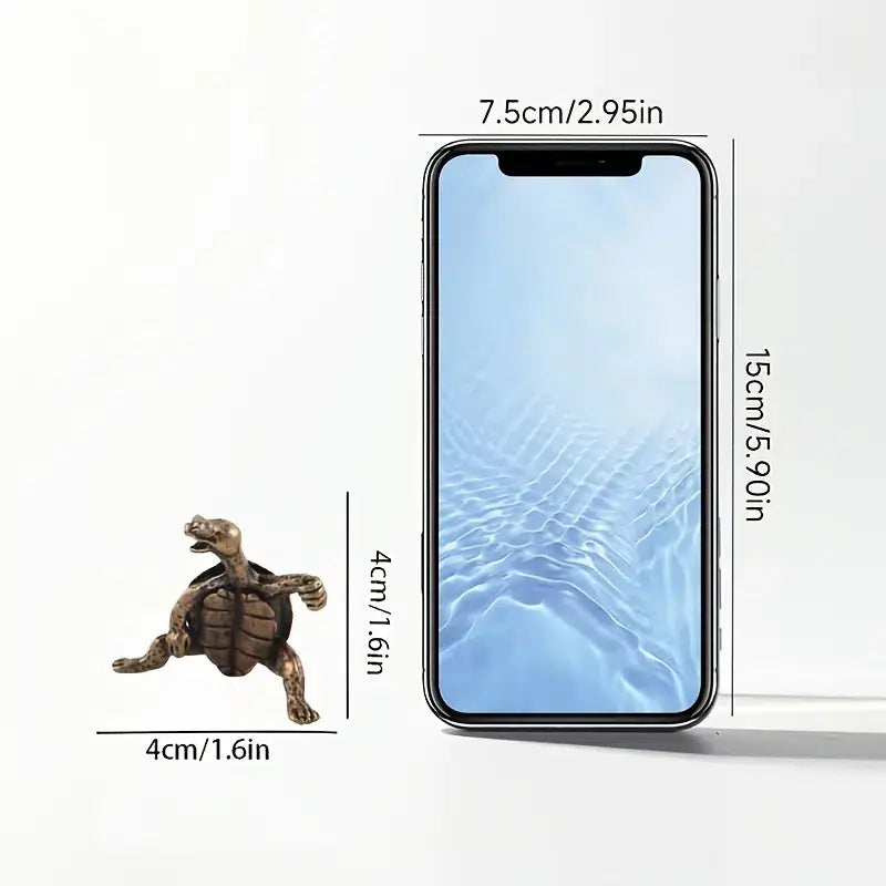 Kung Fu Turtle Incense Holder Bronze/Copper Unique Piece