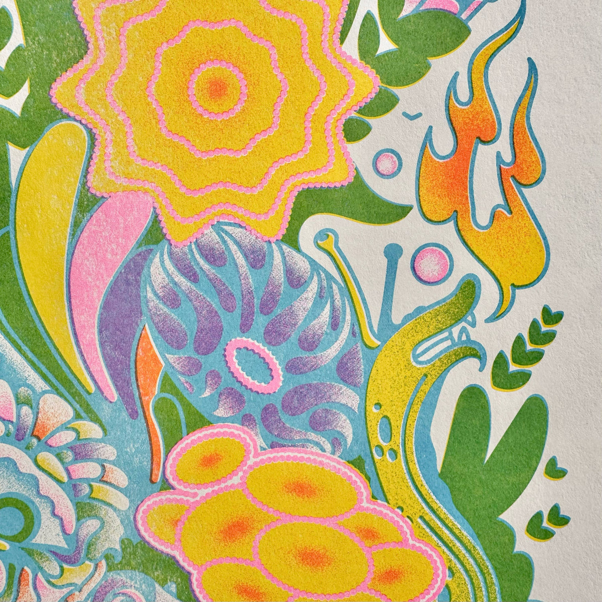 Guardians Risograph Print | 11x17 Riso Print
