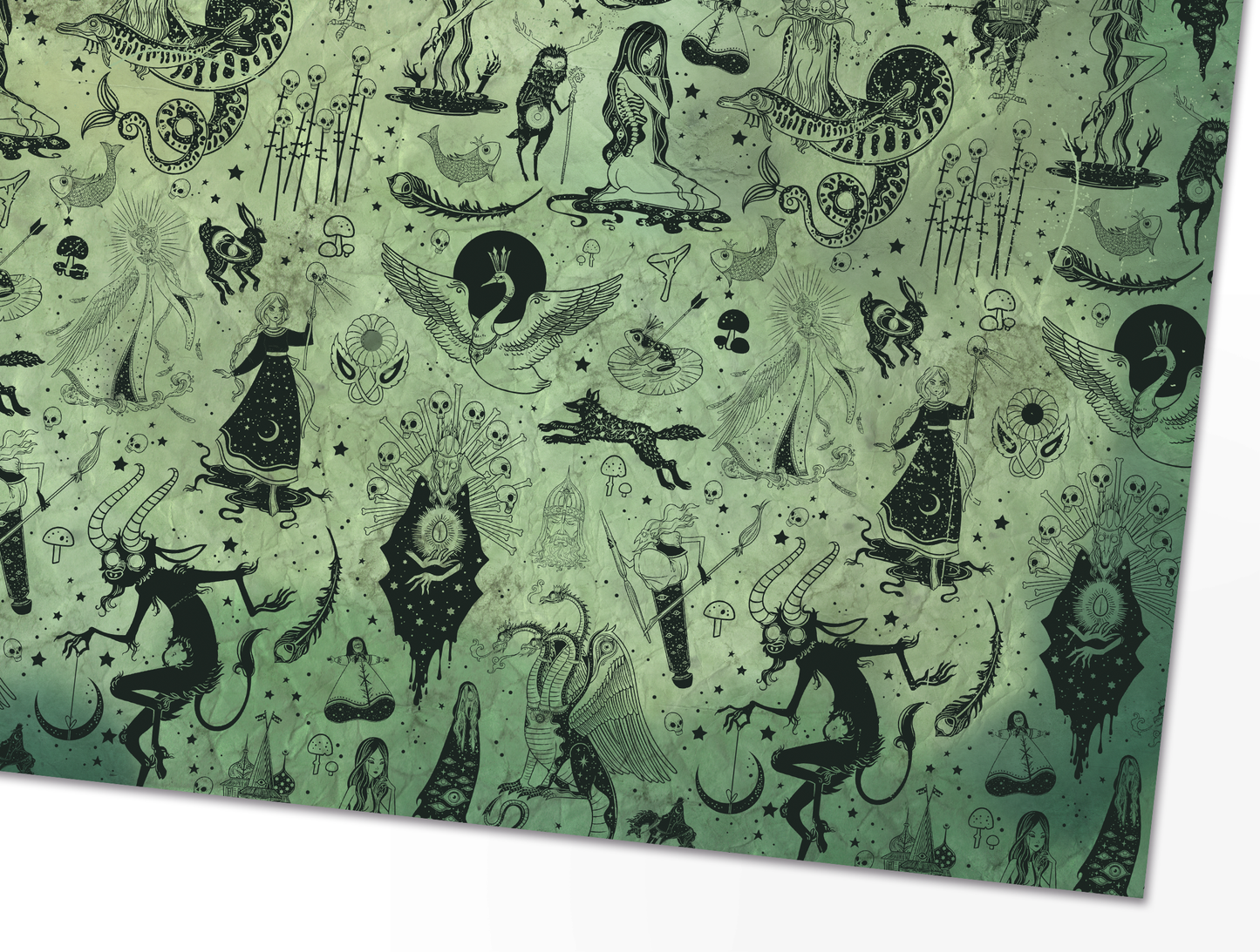 Vintage Wrapping Paper - Flat Pack Gift Wrap Sheets