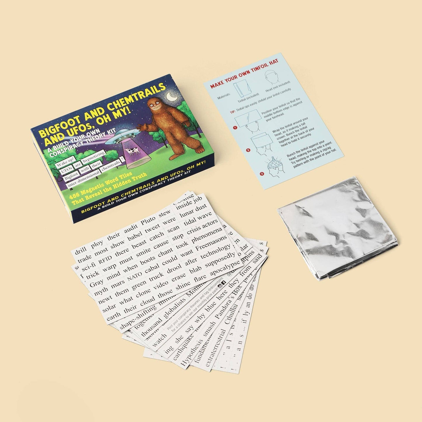 Bigfoot and Chemtrails and UFOs, Oh My! Conspiracy Theory Kit