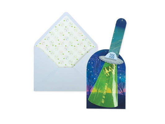 Interactive UFO Pettie Card- For Anyone