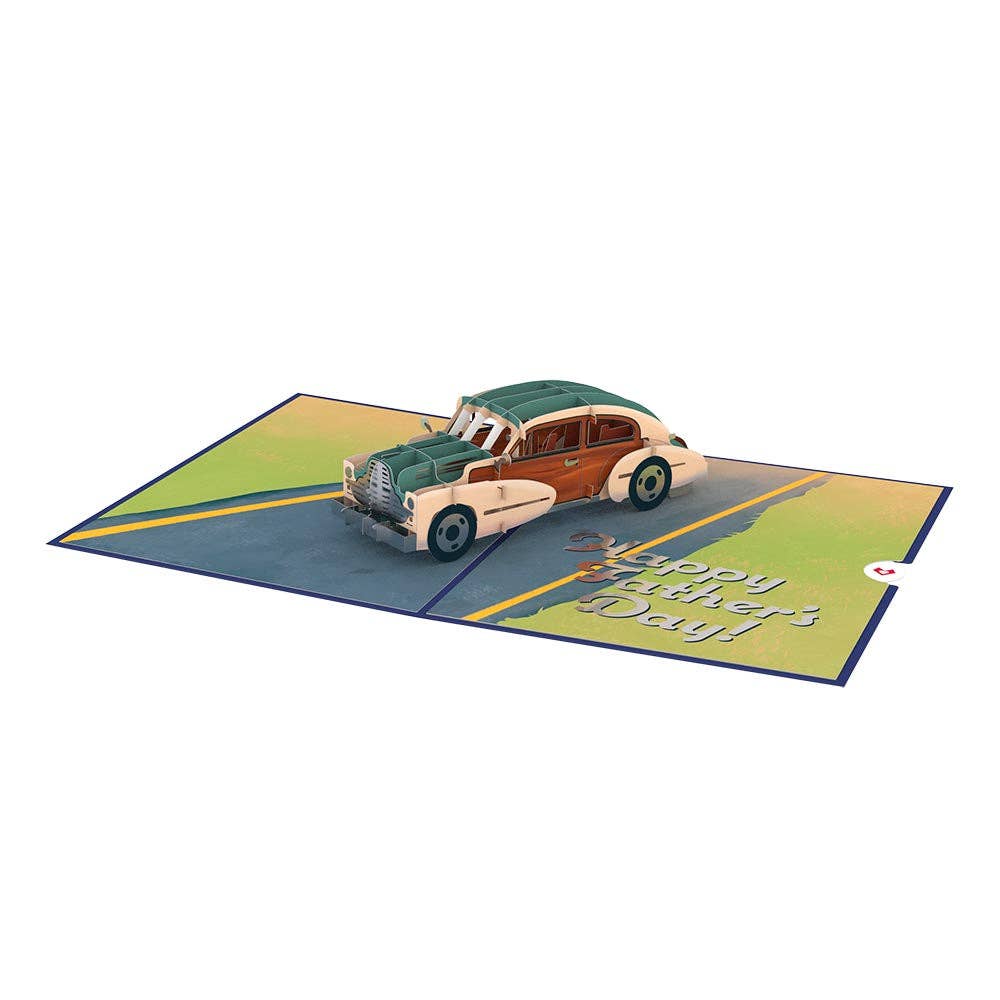 Father’s Day Classic Car 5''x7'' Card, Pop-Up Cards