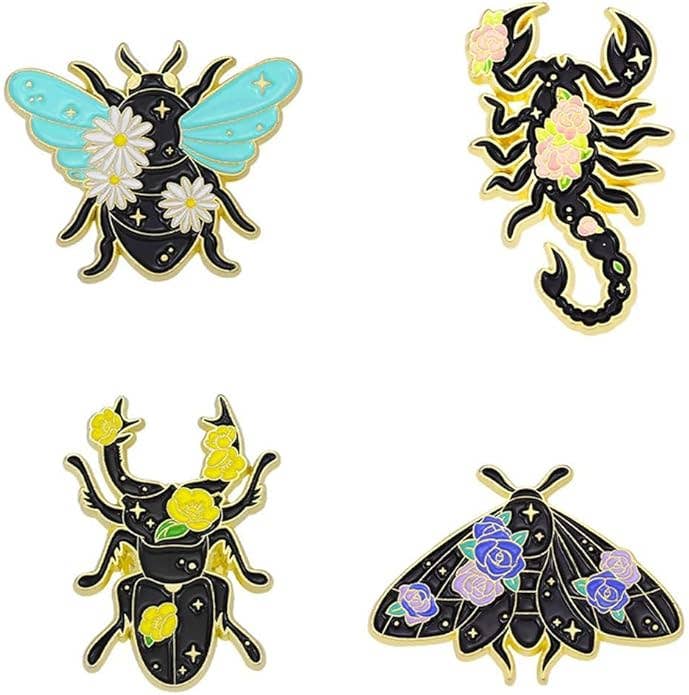 Enamel Pin – Floral Bug