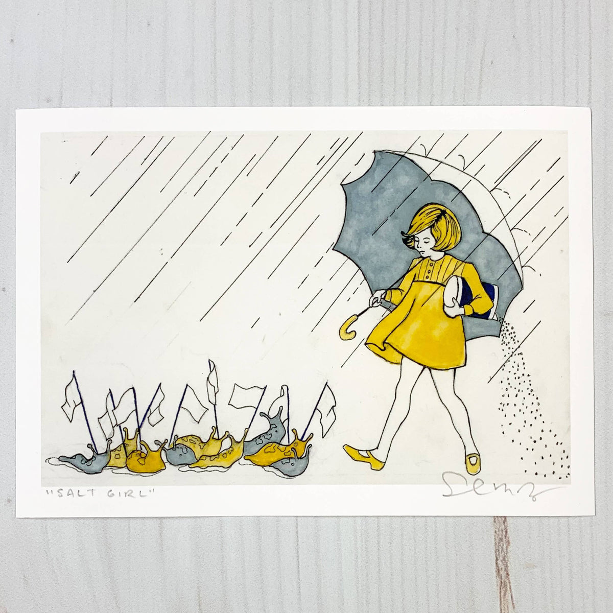 Salt Girl - 5x7 " Archival Print
