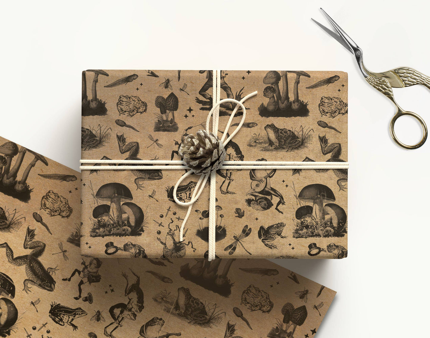 Vintage Wrapping Paper - Flat Pack Gift Wrap Sheets
