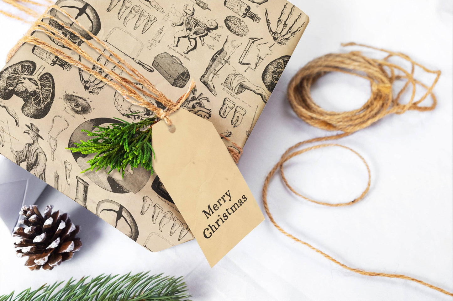 Vintage Wrapping Paper - Flat Pack Gift Wrap Sheets