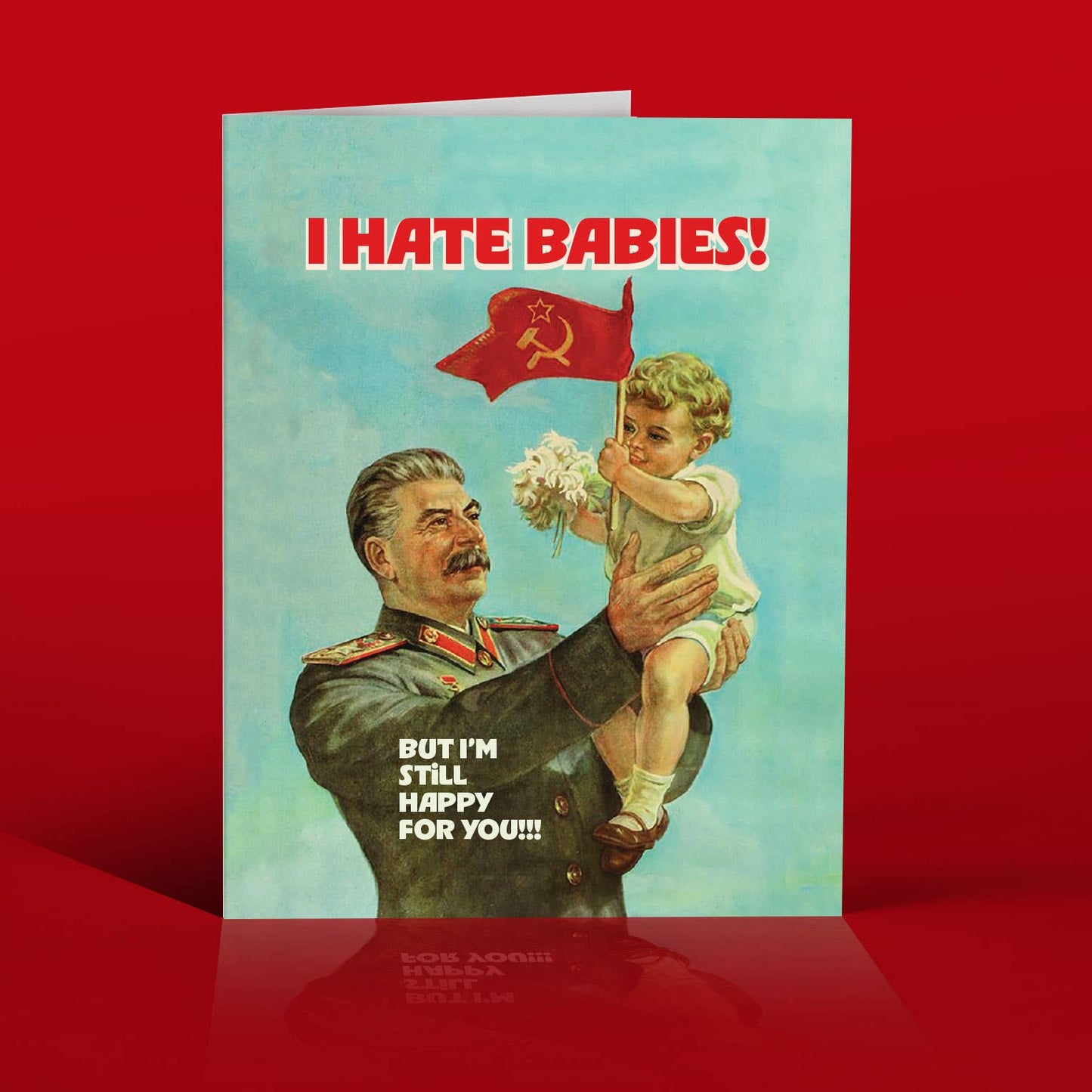 STALIN BABY baby card