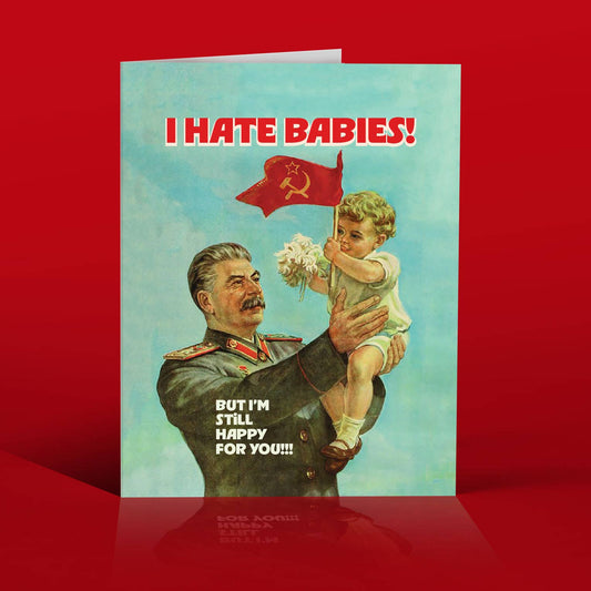 STALIN BABY baby card