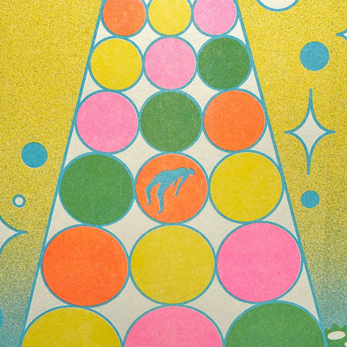 Encounter Risograph Print | 11x17 Riso Print