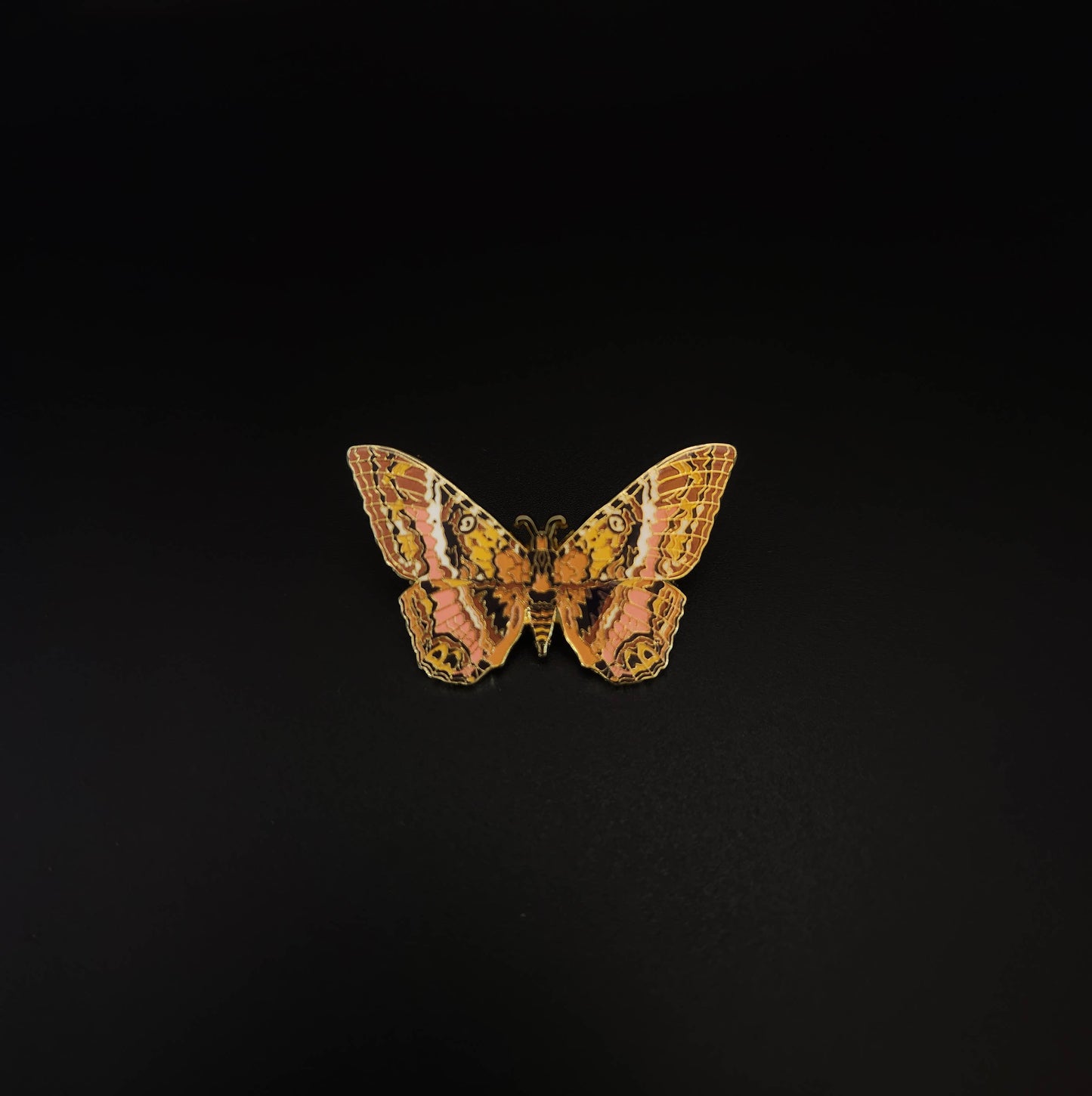 Black Witch Moth Educational Insect Enamel Pin