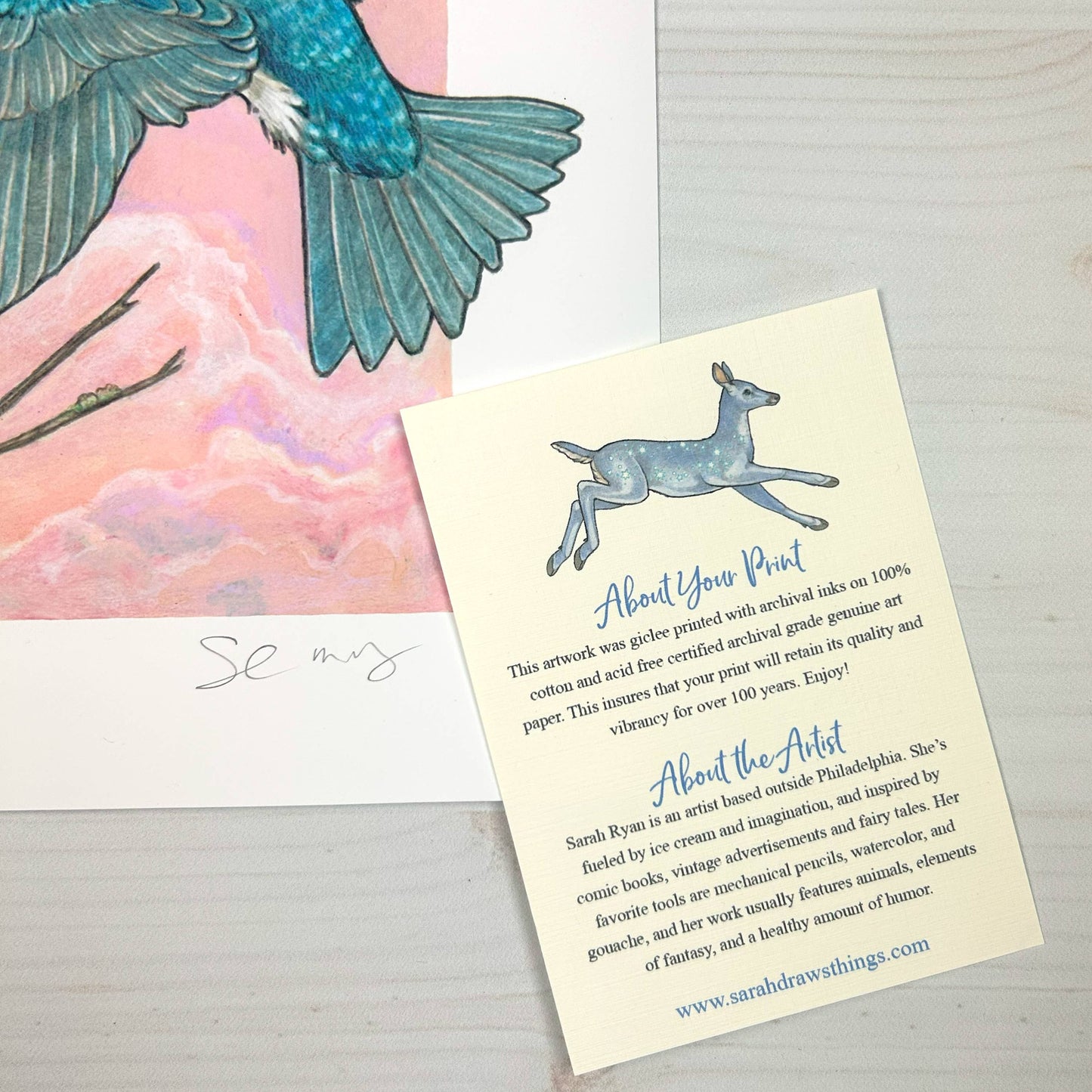 A Flight of Swallows - Archival Print