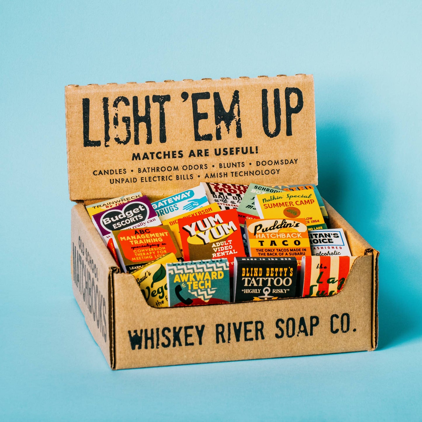 Vintage-Style Matchbook