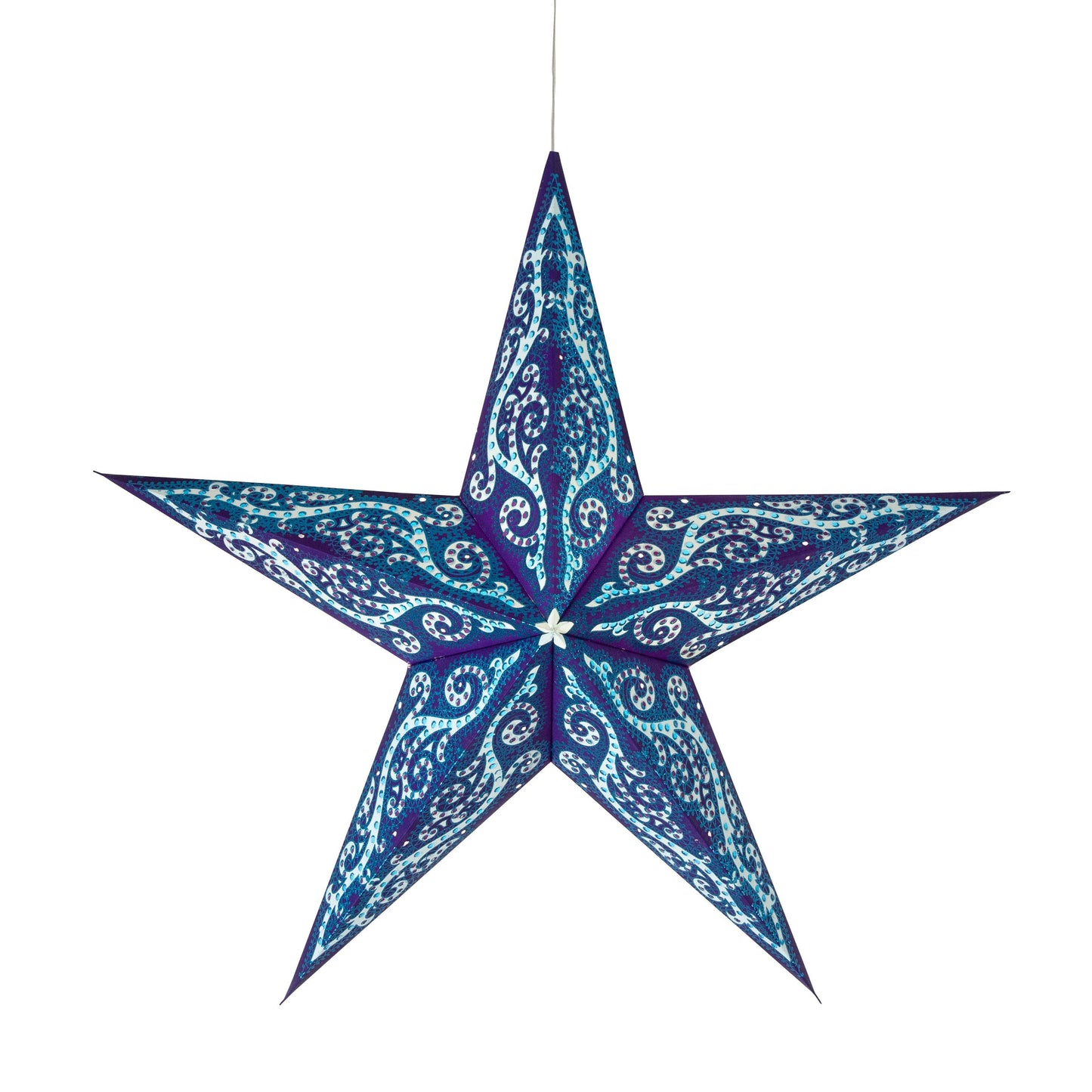 Gaudí 5 Pointer 24" Purple / Sky Blue - Paper Star Light