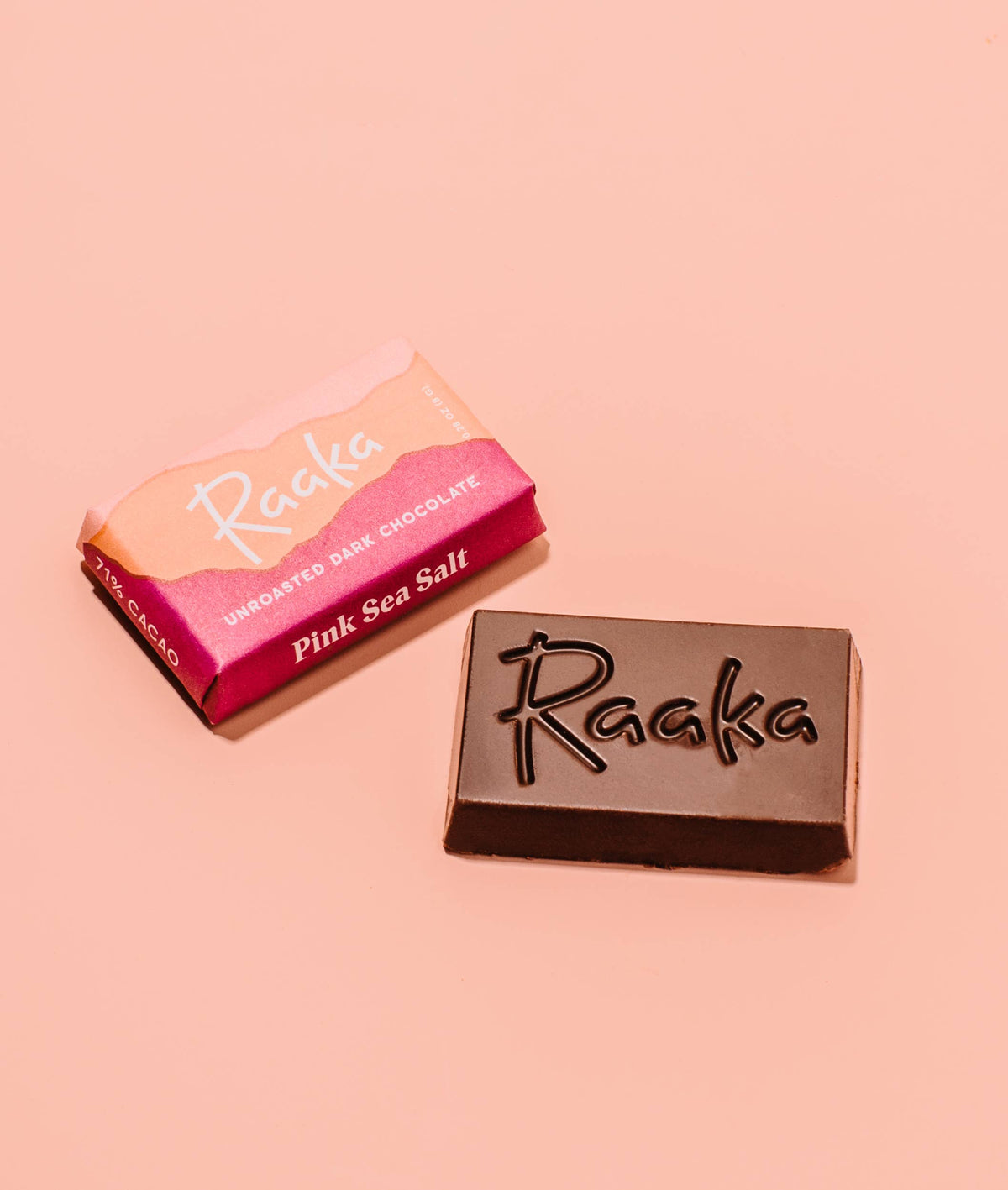 71% Pink Sea Salt Mini Chocolate Bars