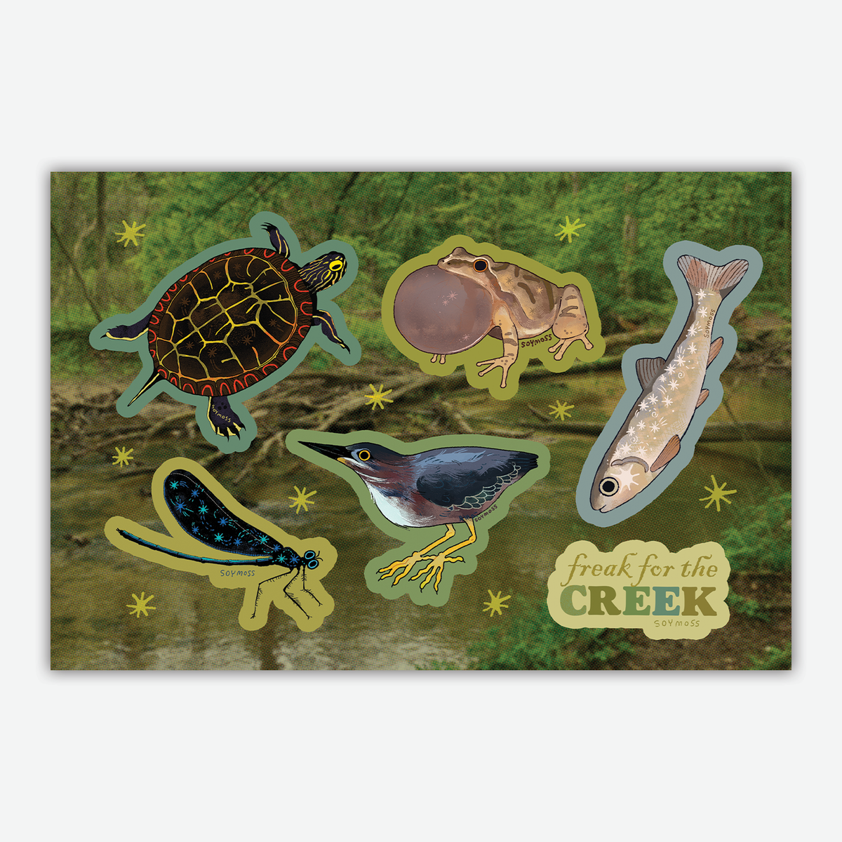 Freak for the Creek Sticker Sheet