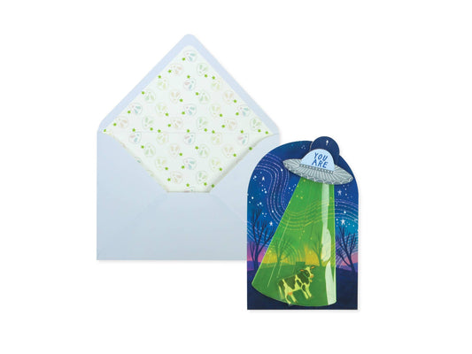 Interactive UFO Pettie Card- For Anyone