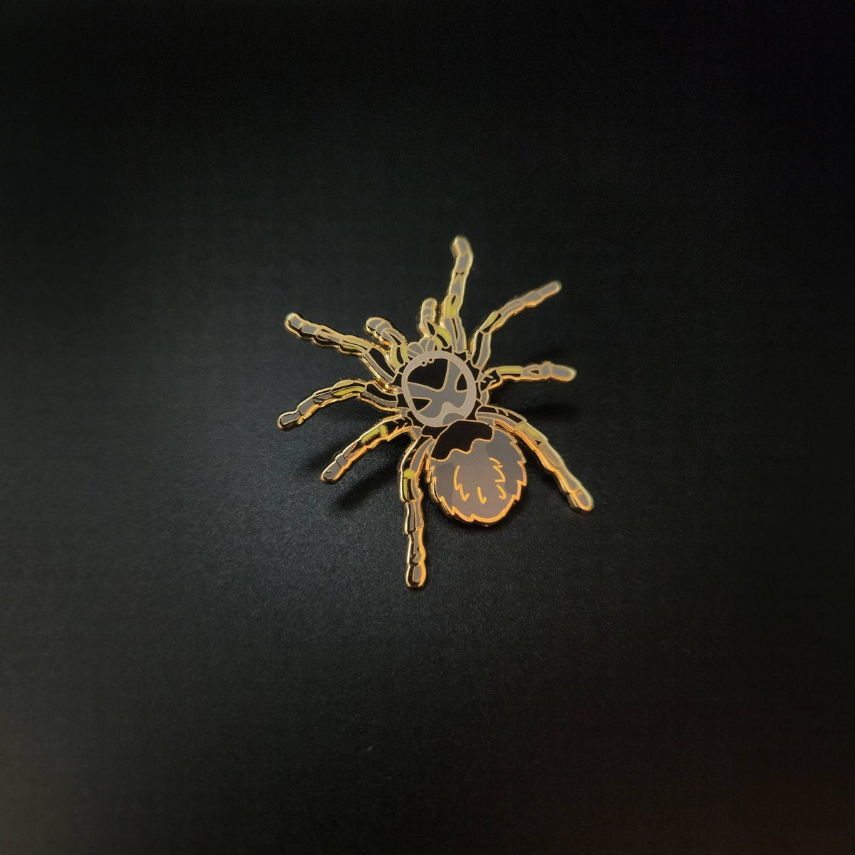 Chaco Golden Knee Tarantula Educational Insect Enamel Pin