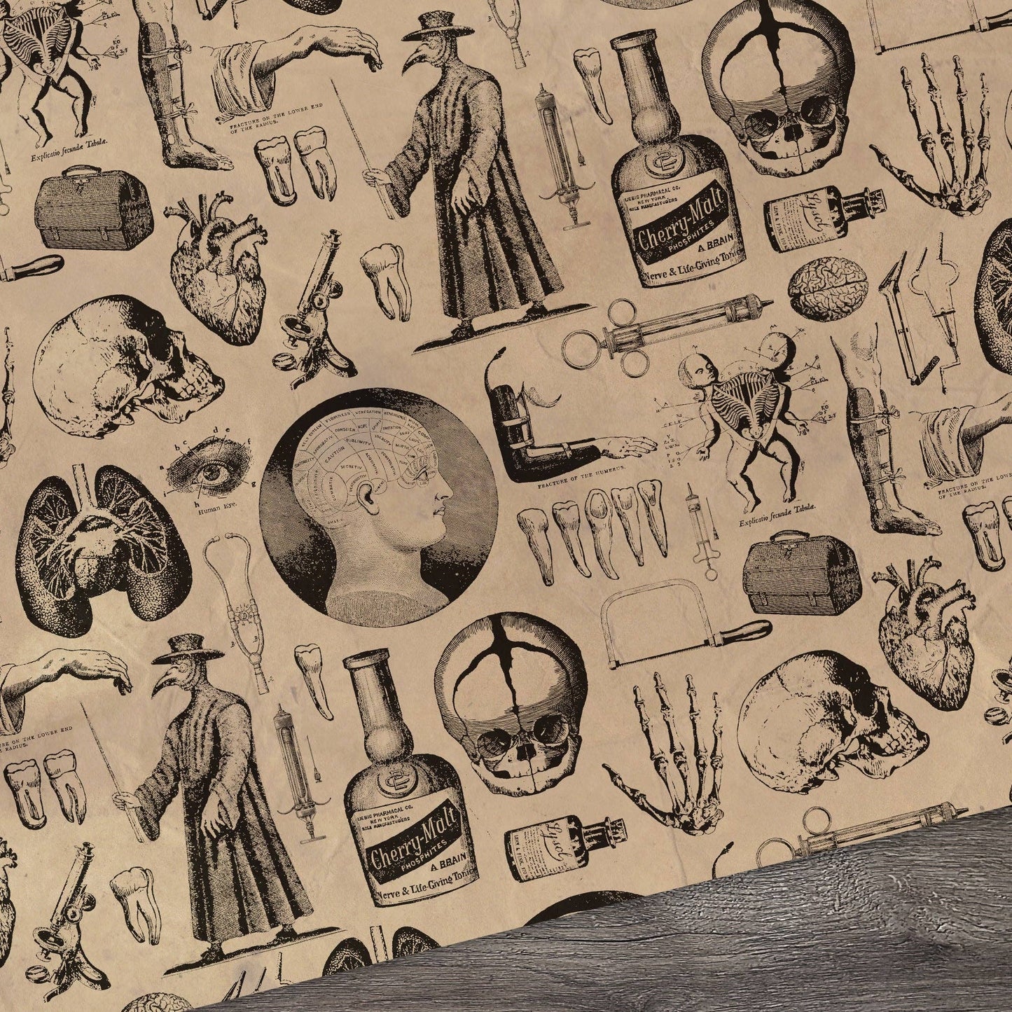 Vintage Wrapping Paper - Flat Pack Gift Wrap Sheets