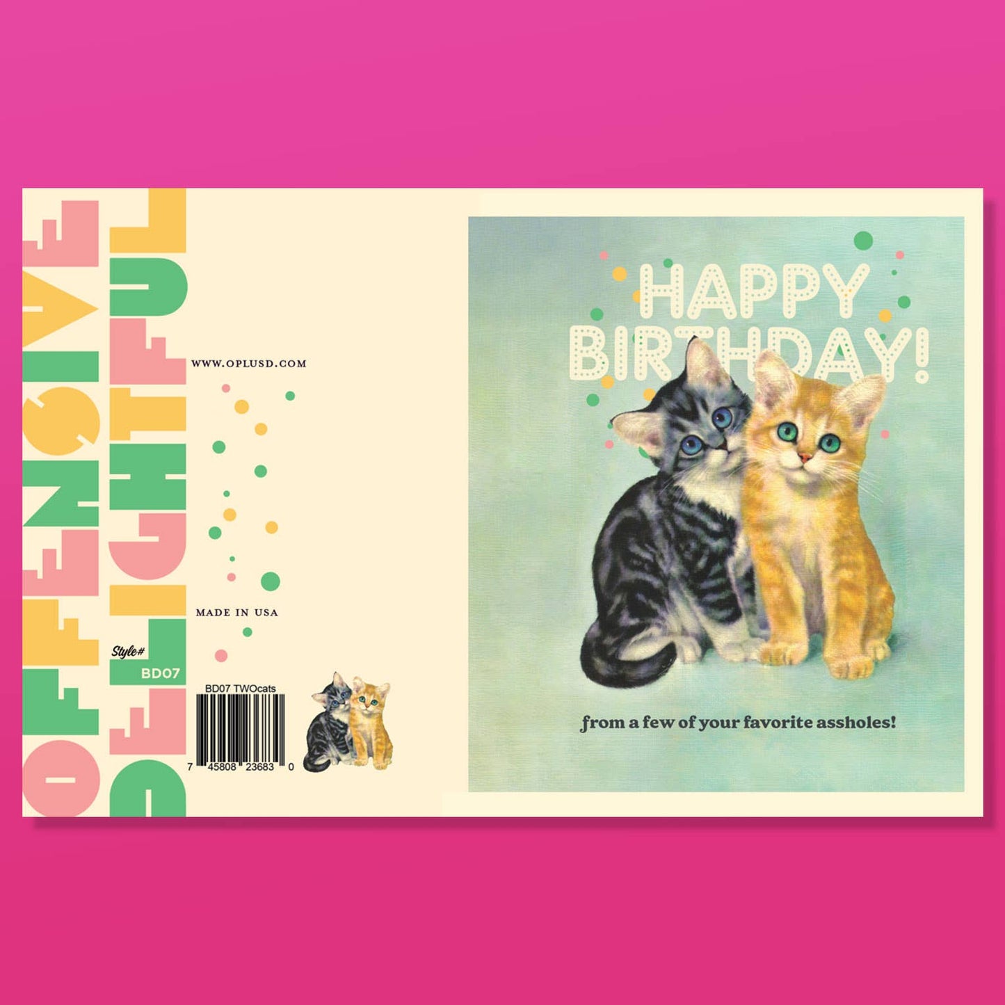 FAVORITE A*HOLES! birthday card