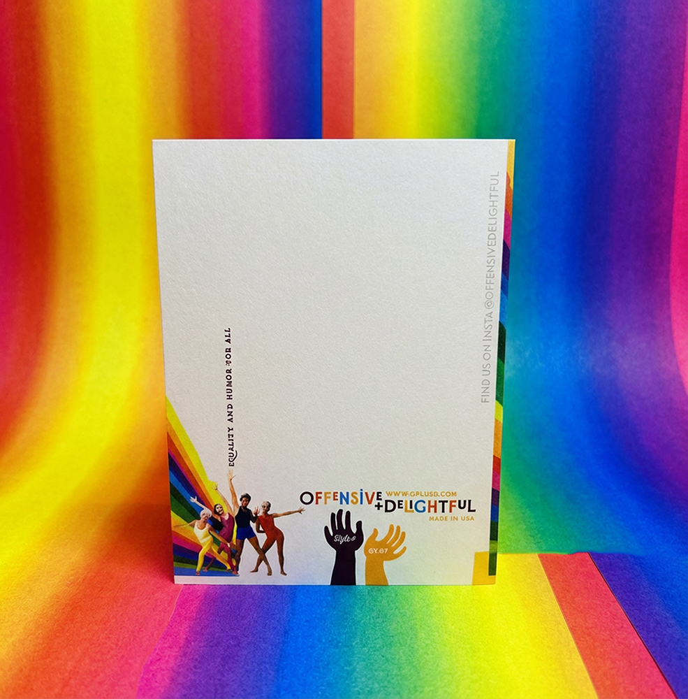 TOTALLY GAY! birthday card
