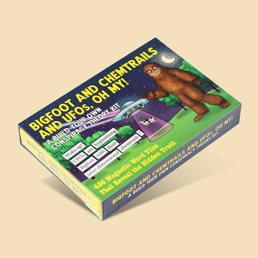 Bigfoot and Chemtrails and UFOs, Oh My! Conspiracy Theory Kit