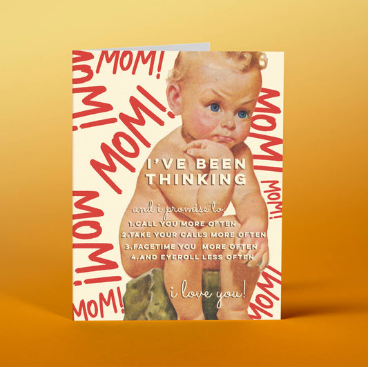 LITTLE THINKER mother's day card
