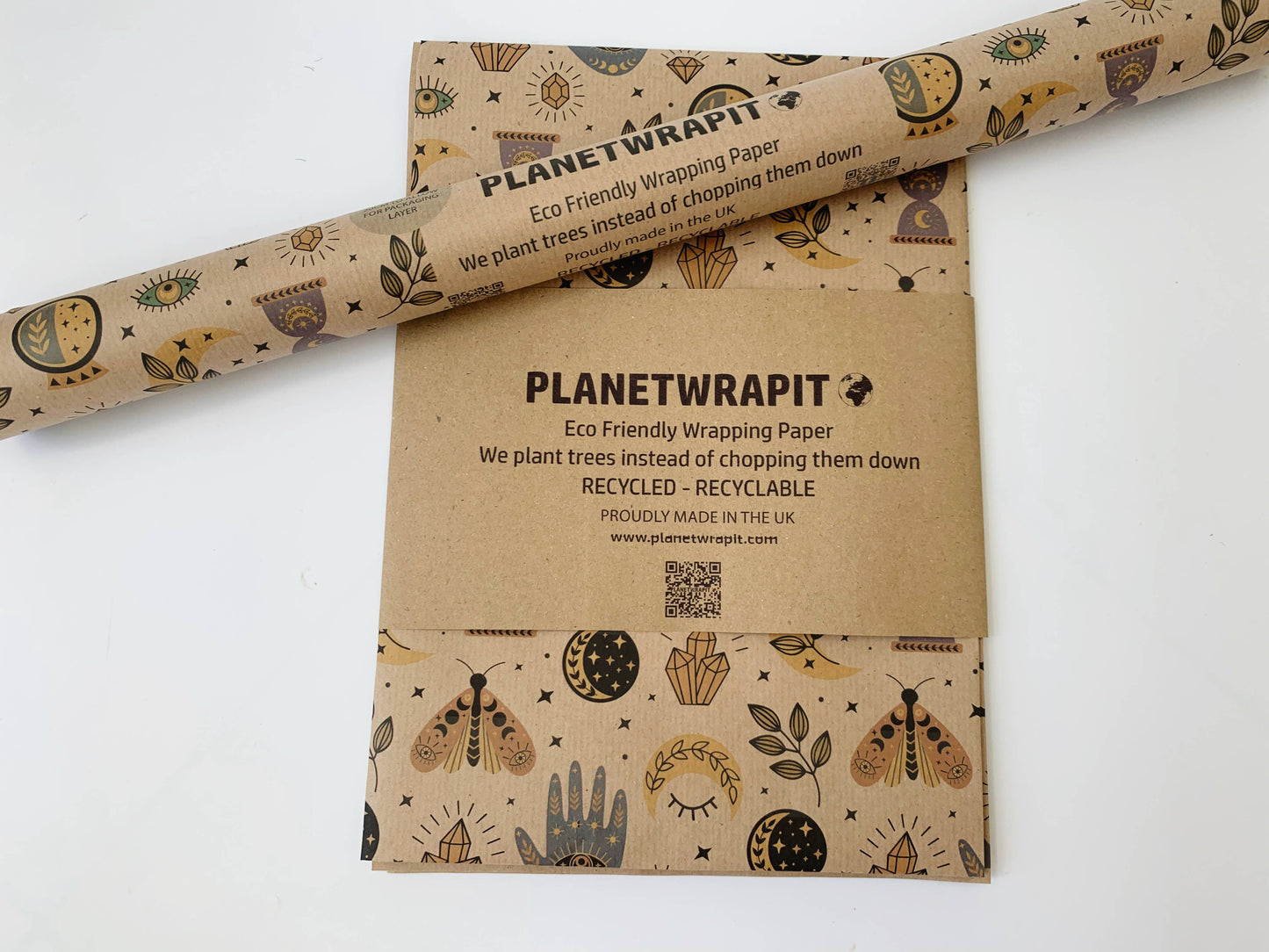 Spellbound Recycled Kraft Wrapping Paper Gift Wrap