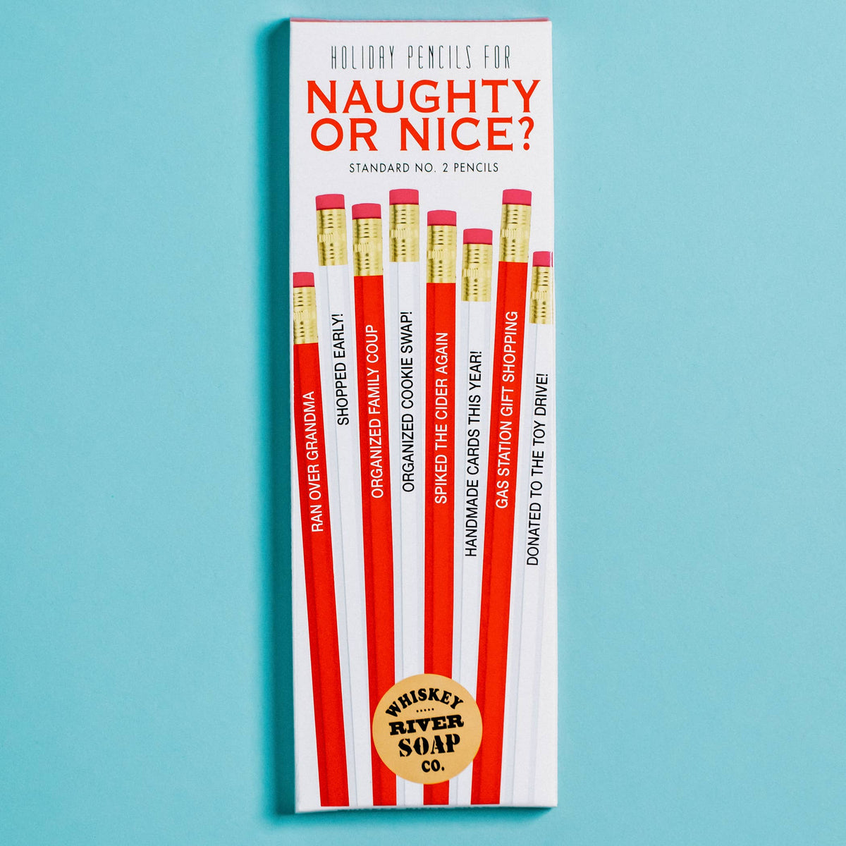 Naughty or Nice Pencils | Holiday Pencils | Christmas Gift