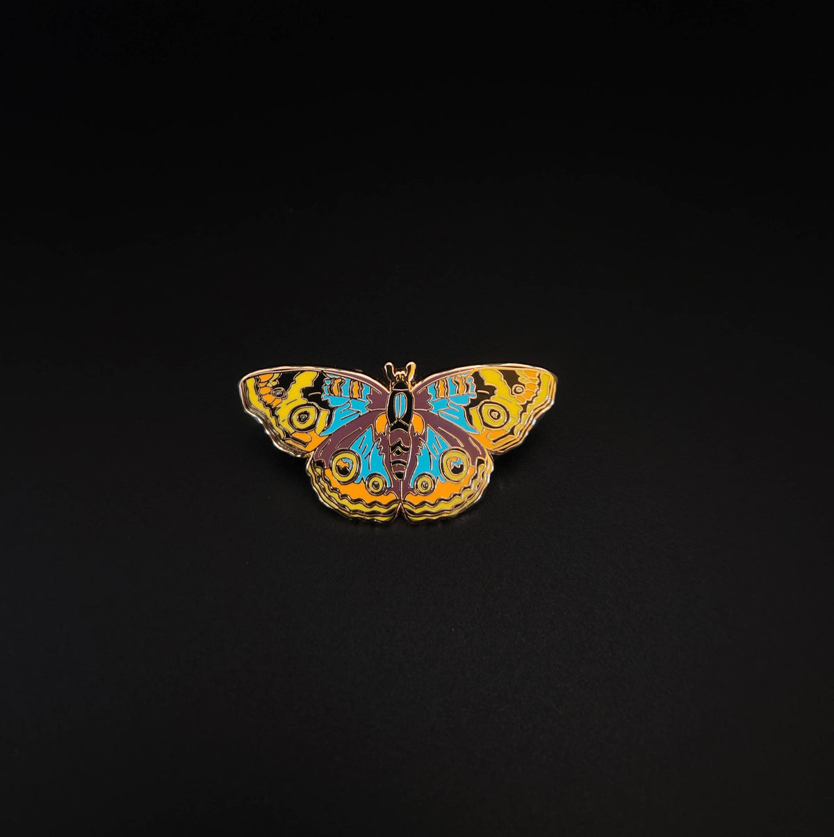Buckeye Butterfly Educational Insect Enamel Pin