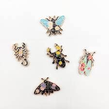 Enamel Pin – Floral Bug