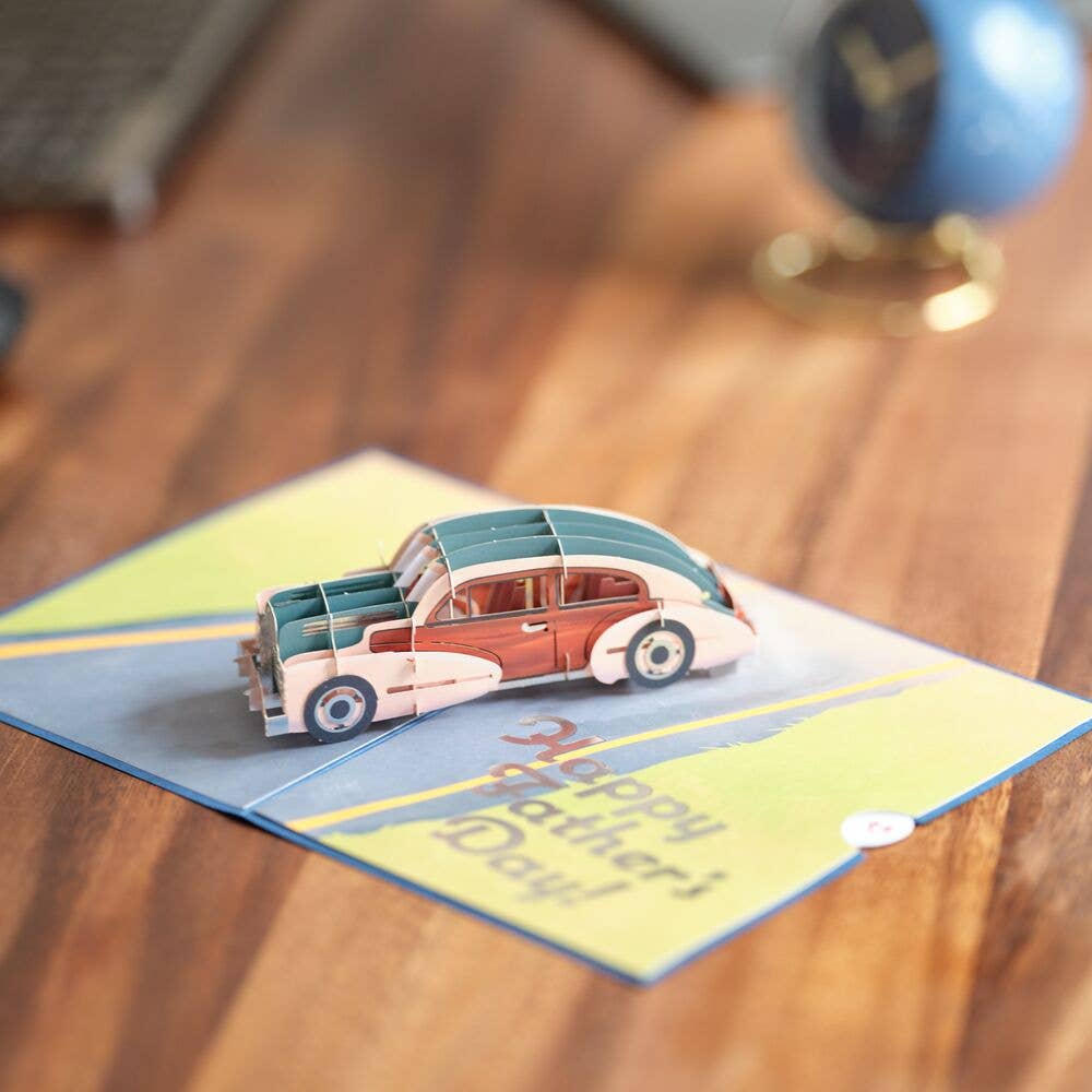 Father’s Day Classic Car 5''x7'' Card, Pop-Up Cards