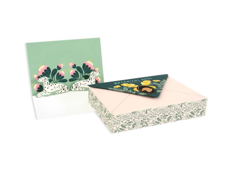 Botanical Dogs Pop-Up Cards
