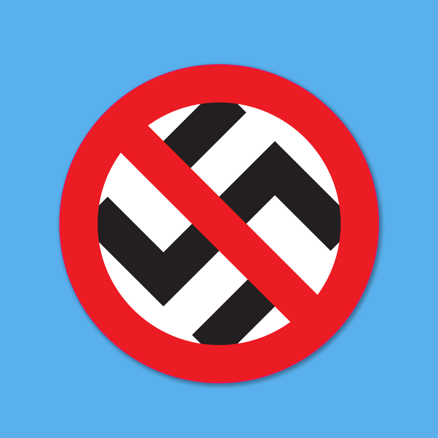 No Nazis Sticker