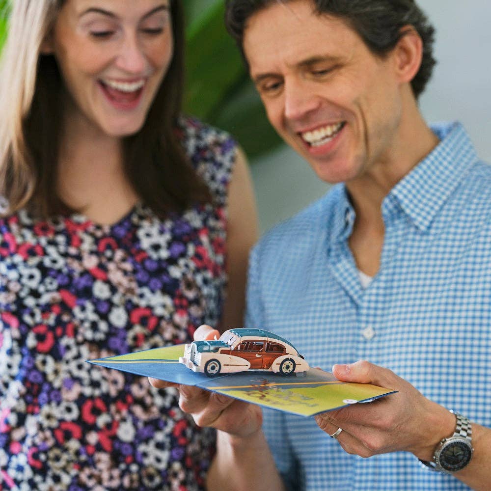 Father’s Day Classic Car 5''x7'' Card, Pop-Up Cards